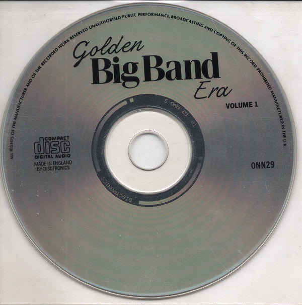 Various : Golden Big Band Era -  Volume One (CD, Comp, RM)