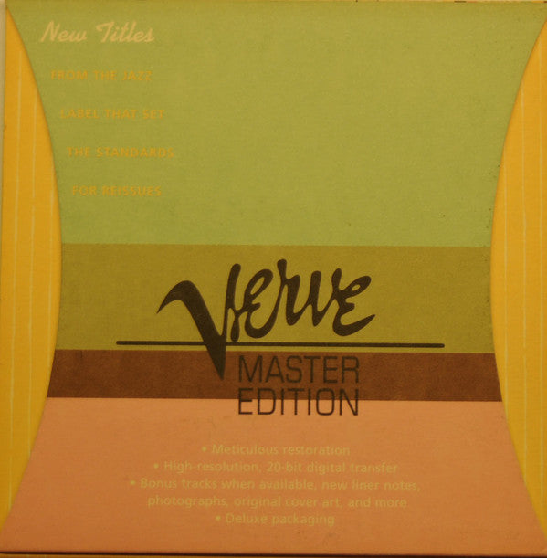 Various : The Verve Master Edition 1997 Sampler, Volume 2 (CD, Comp)