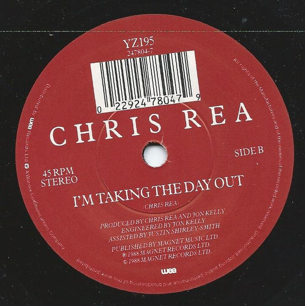 Chris Rea : On The Beach (Summer '88) (7", Single)