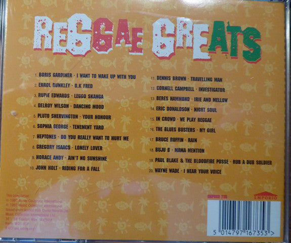 Various : Reggae Greats (CD, Comp)