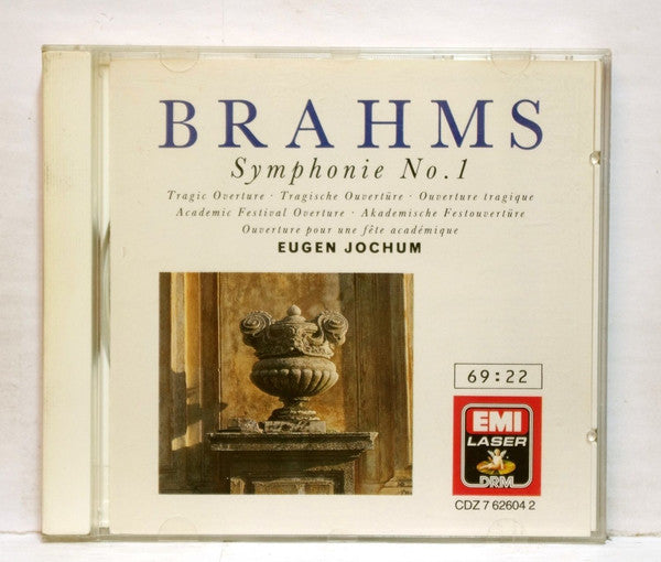 Johannes Brahms, Eugen Jochum : Symphonie No. 1 (CD, Comp, RE, RM)