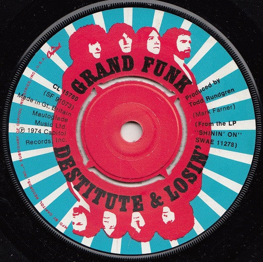 Grand Funk Railroad : The Loco-Motion (7", Single)