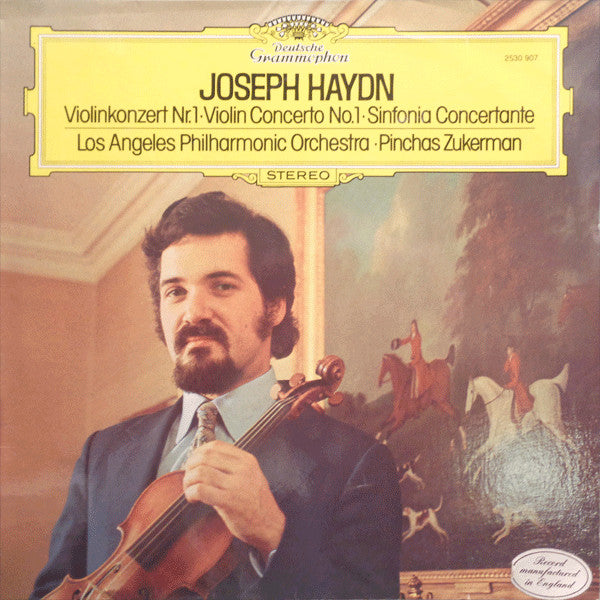 Joseph Haydn, Pinchas Zukerman, Los Angeles Philharmonic Orchestra : Violinkonzert Nr. 1 • Violin Concerto No. 1 • Sinfonia Concertante (LP)