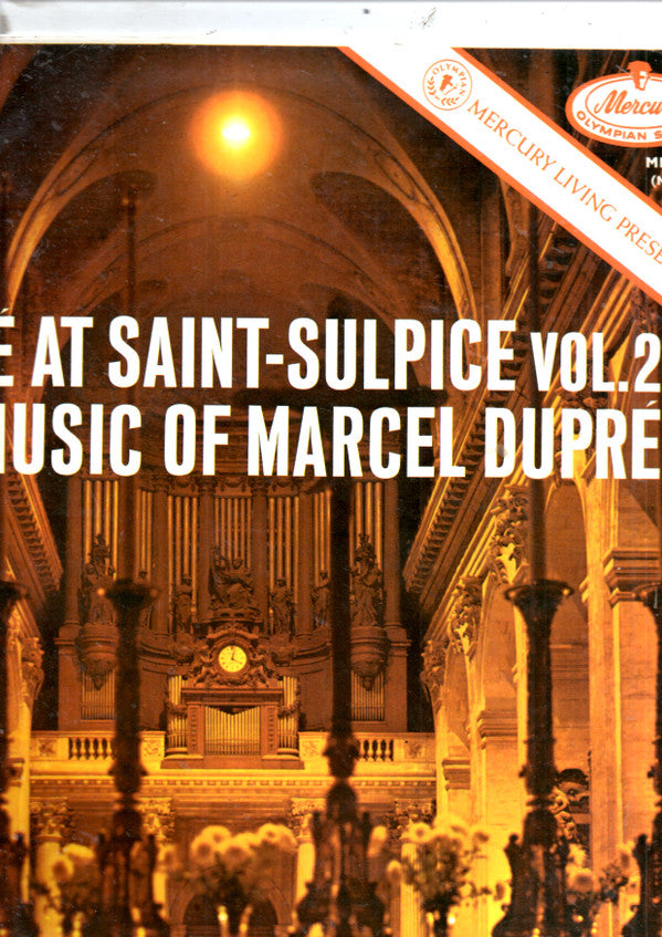 Marcel Dupré : Dupre At Saint-Sulpice Vol. 2 (LP, Album, Mono)