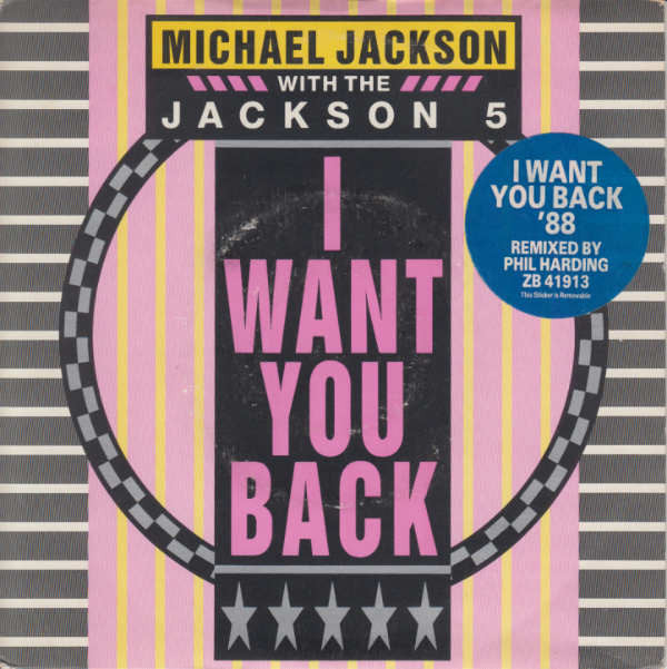 Michael Jackson With The Jackson 5 : I Want You Back '88  (7", Single)