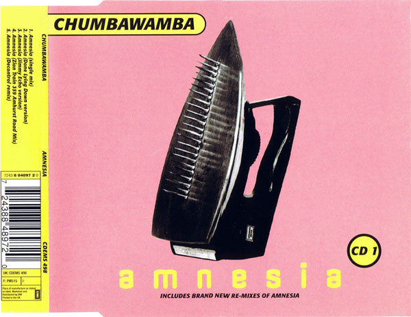 Chumbawamba : Amnesia (CD, Single, CD1)