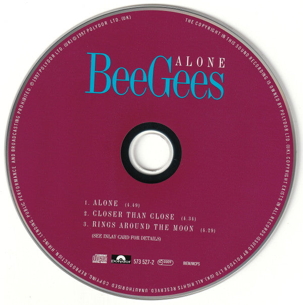 BeeGees* : Alone (CD, Single)
