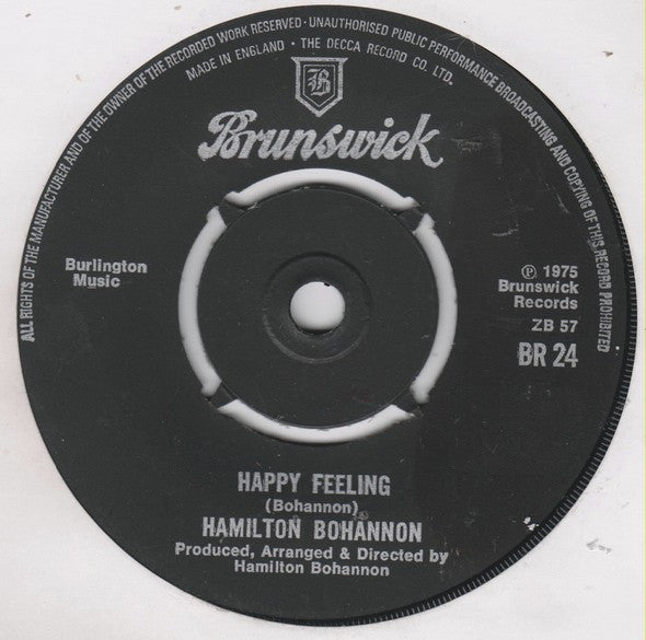 Hamilton Bohannon : Happy Feeling (7", Single)