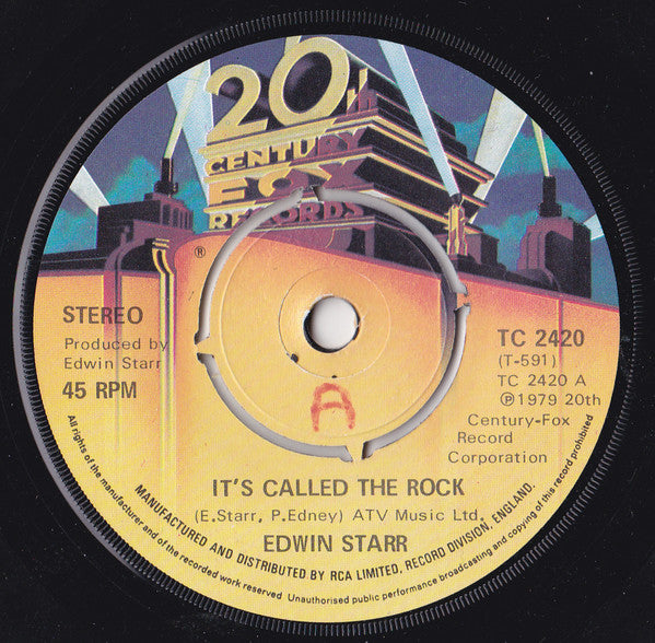 Edwin Starr : It's Called The Rock (7")