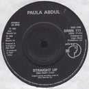 Paula Abdul : Straight Up (7", Single, Pap)